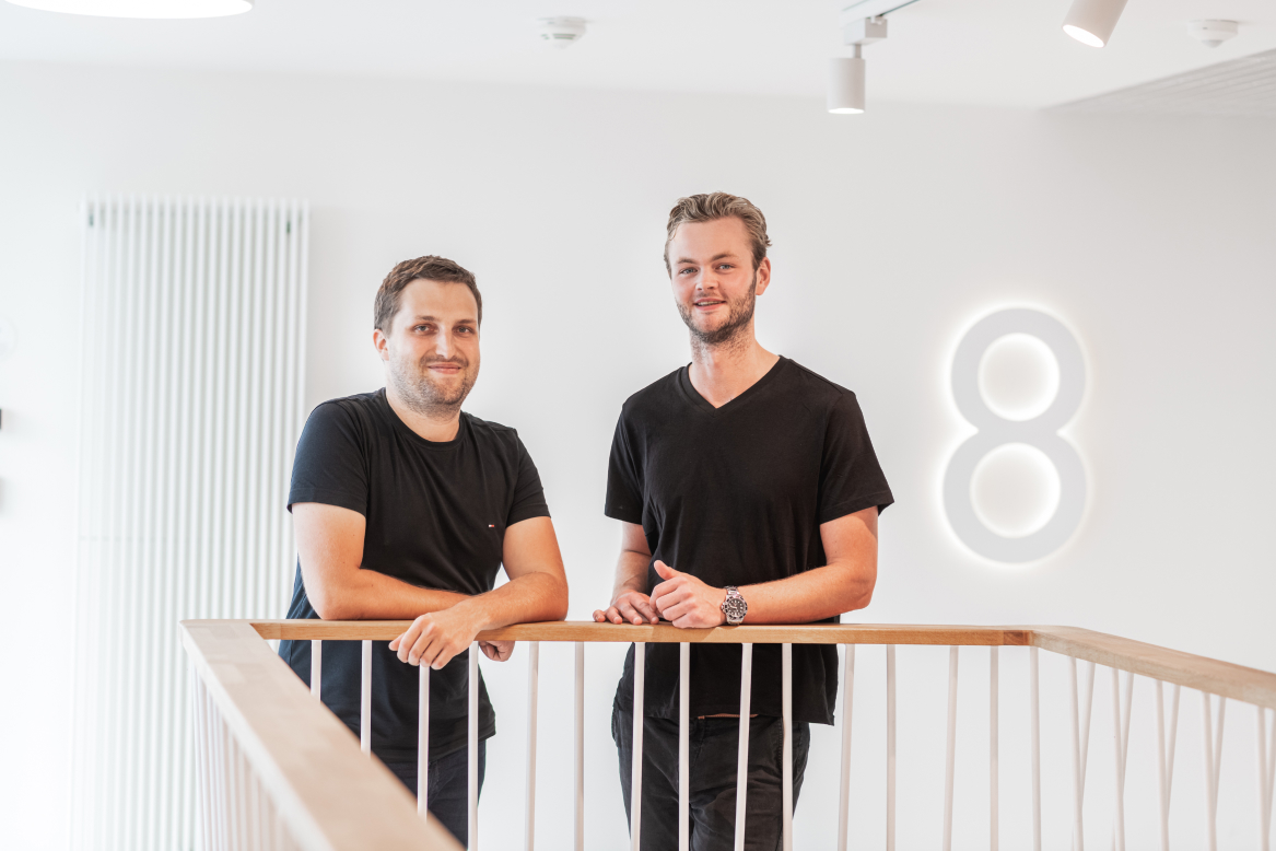 Forloop's founders: Dominik Vach and Sebastian Berg.
