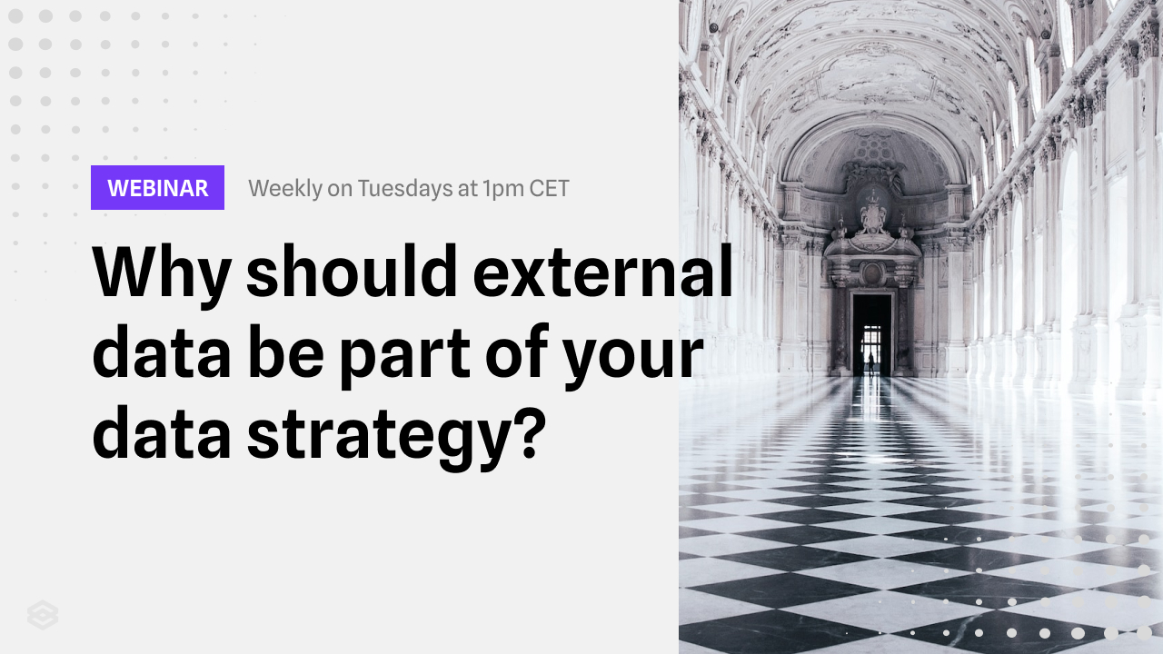 Why should external data be part of your data strategy?