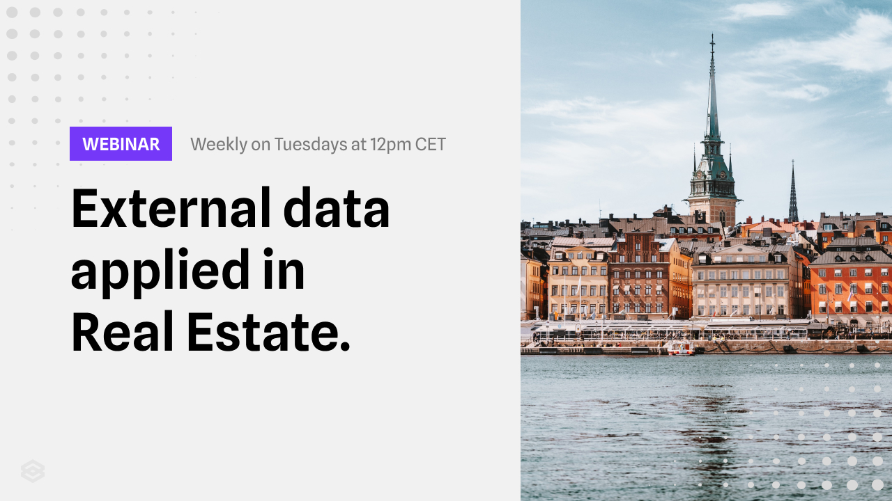 External data in Real Estate
