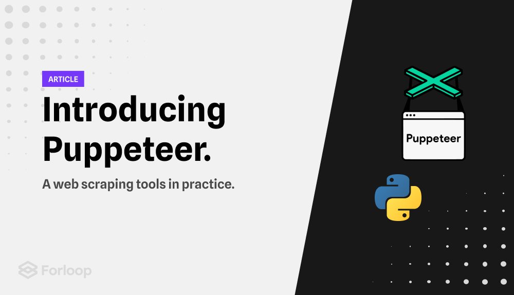 Puppeteer Python API introduction: A web scraping tools in practice