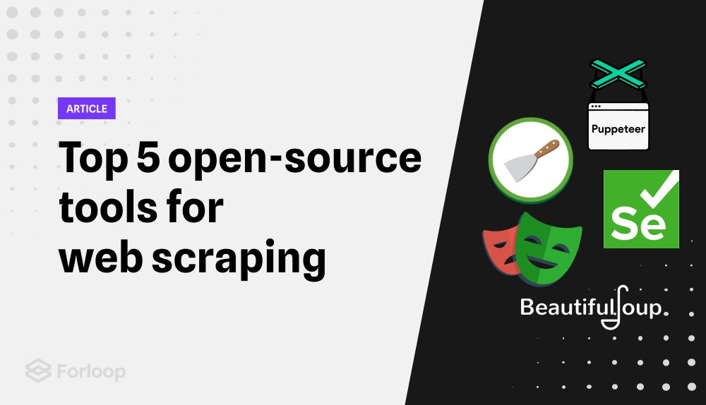 Top 5 Open-Source Web Scraping Tools in 2023