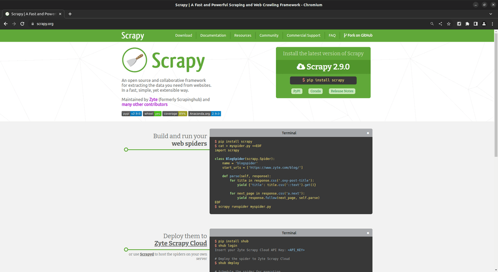 top 5 open-source web scraping tools with scrapy